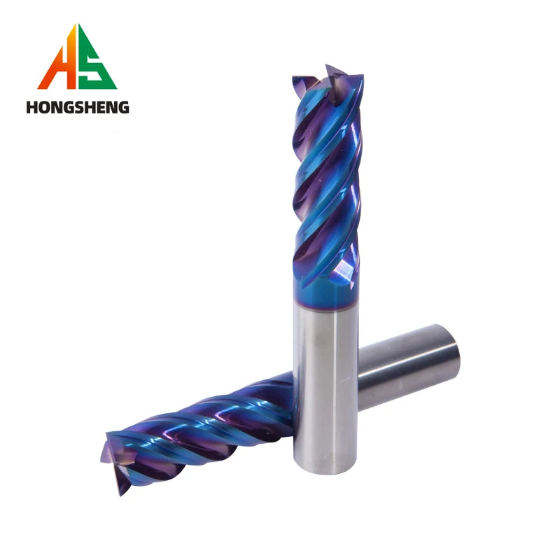 HRC65 CNC Carbide End Mills 4 Flute Tungsten Machine Milling Cutter Tools Face Router Bit Me Carbide Millingtal Key Seat