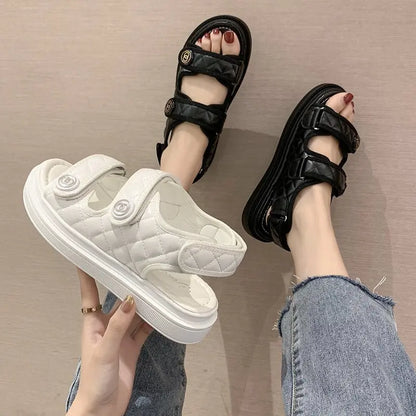 Women's Plaid Sports Sandals