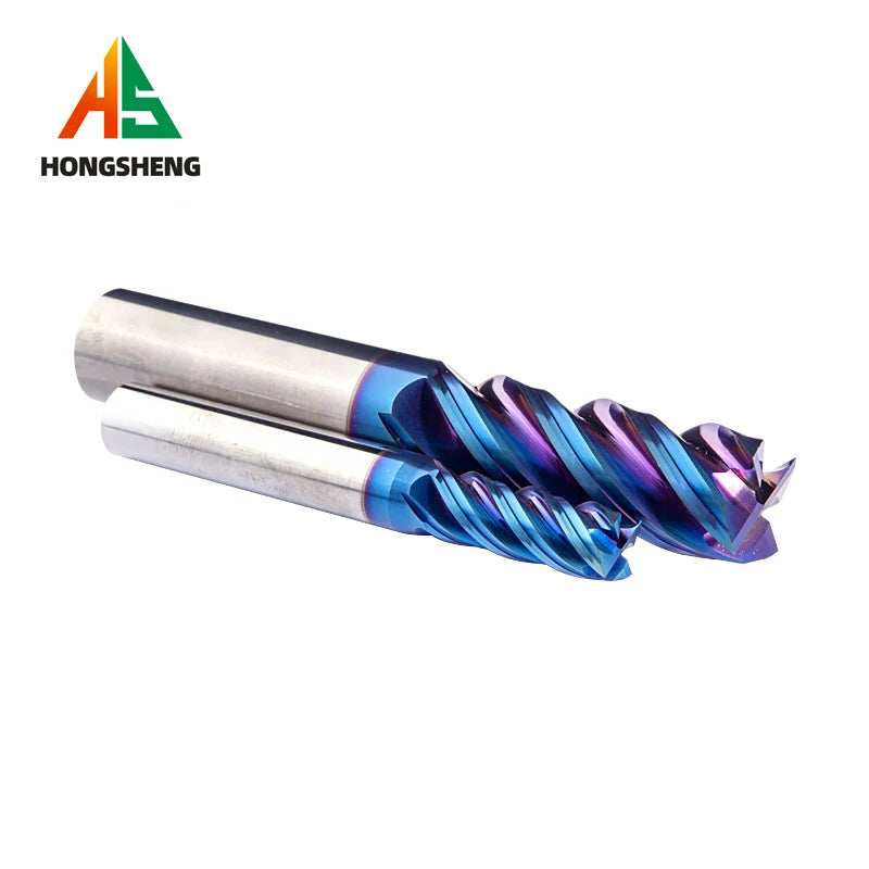 HRC65 CNC Carbide End Mills 4 Flute Tungsten Machine Milling Cutter Tools Face Router Bit Me Carbide Millingtal Key Seat