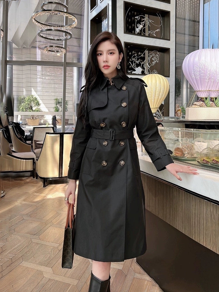 Designer long length Trench Coat