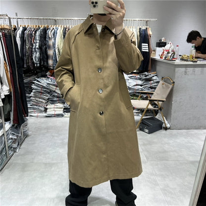 Men's Raglan Sleeve Trench Coat