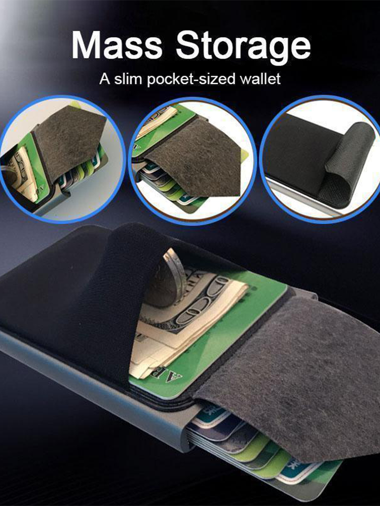 RFID Metal Smart Men Wallet