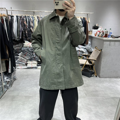 Men's Amekaji Cotton Trench Coat