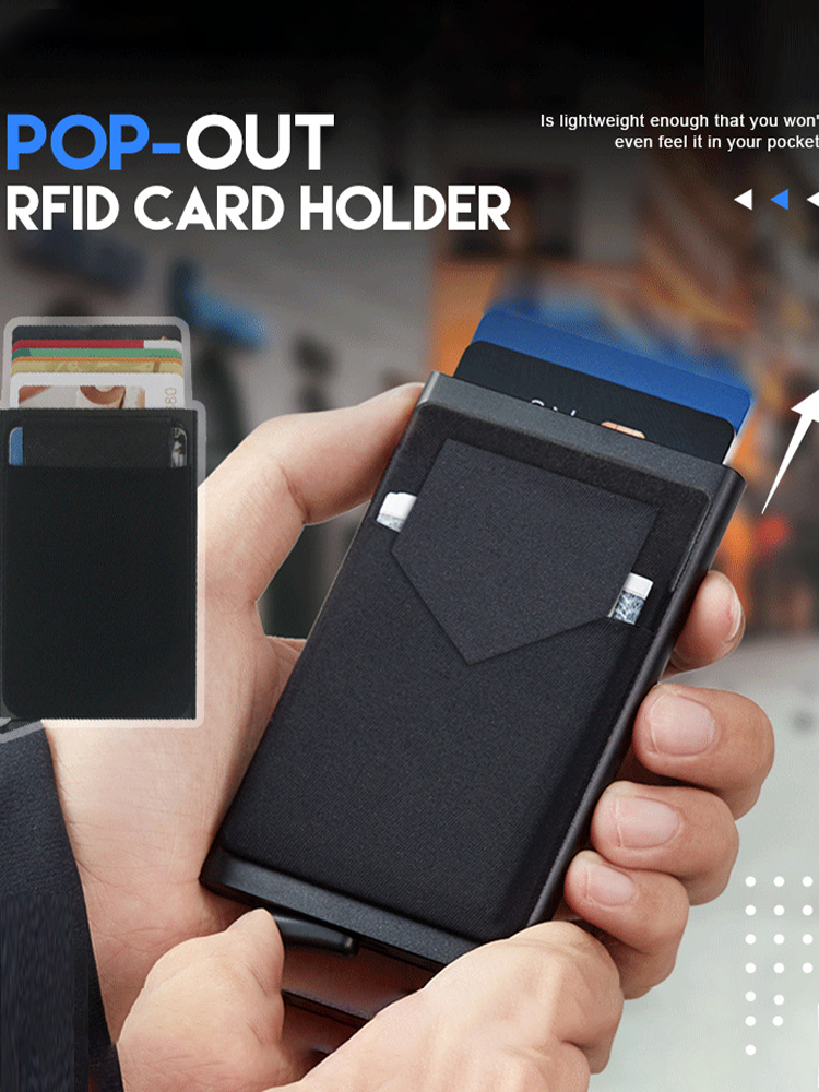 RFID Metal Smart Men Wallet