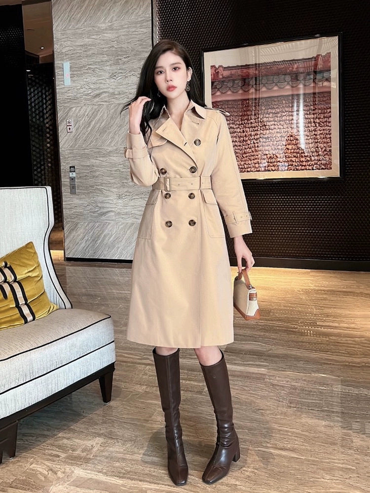 Designer long length Trench Coat