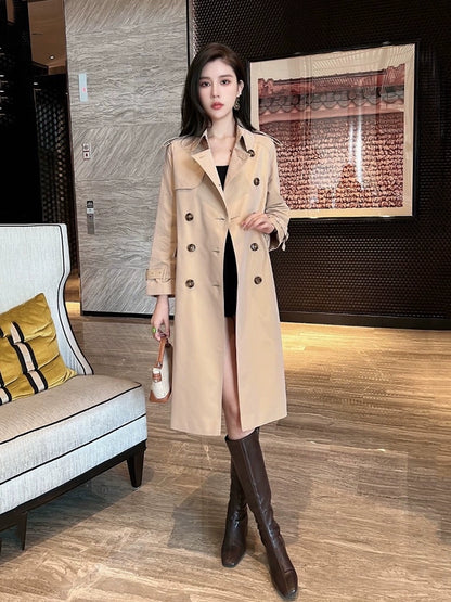 Designer long length Trench Coat