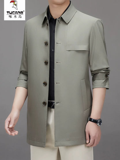 Men's Woodpecker Trench Coat