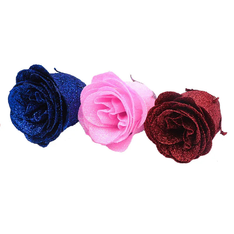 30pcs of Glitter Spray Artificial rose