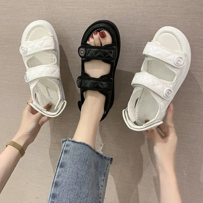 Women's Plaid Sports Sandals