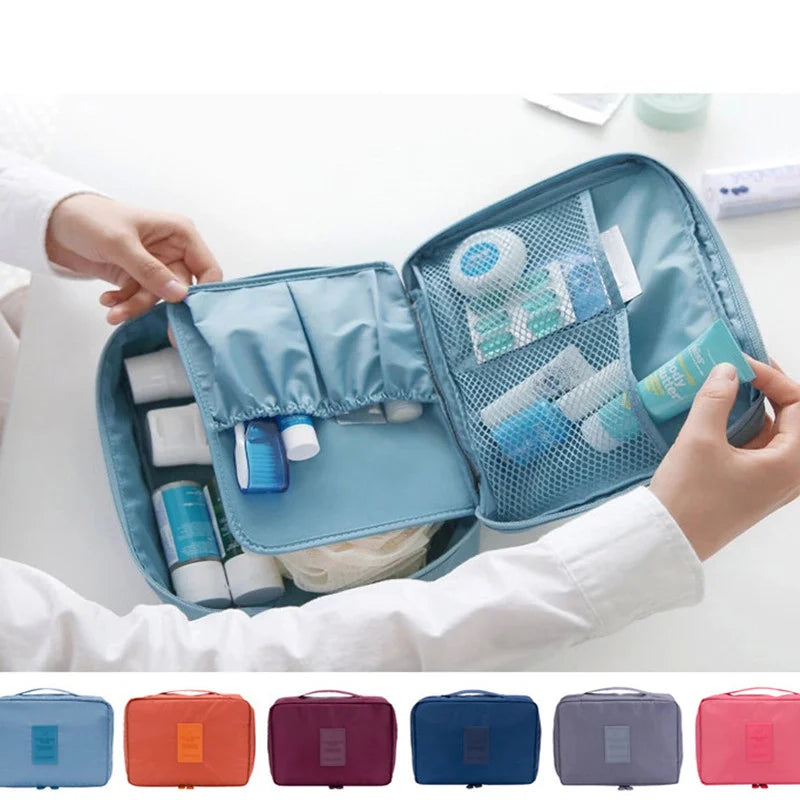 Large Capacity Girl Makeup Bag Outdoor Women Cosmetic Bag Toiletries Organizer Waterproof Female Storage Make up Cases 2024