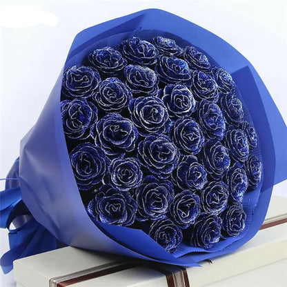 30pcs of Glitter Spray Artificial rose