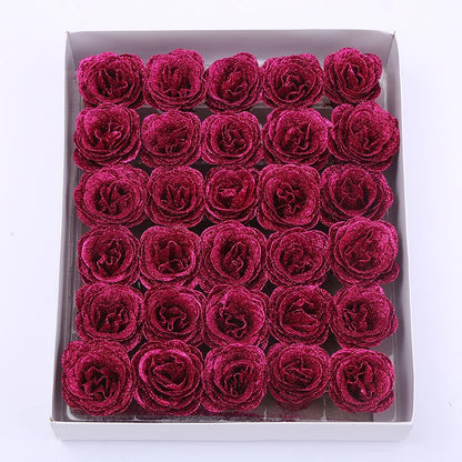 30pcs of Glitter Spray Artificial rose