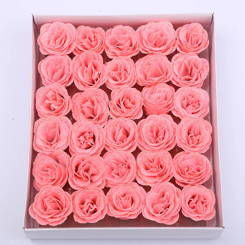 30pcs of Glitter Spray Artificial rose