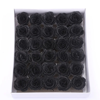 30pcs of Glitter Spray Artificial rose