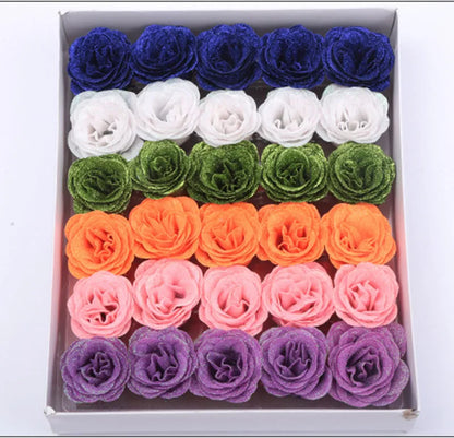 30pcs of Glitter Spray Artificial rose