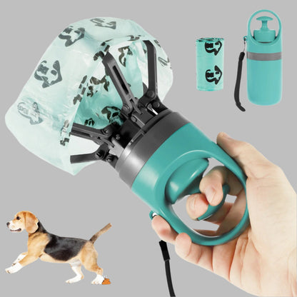 Pet Toilet Portable Outdoor Garbage Bag, Dog Toilet Six Claw Shovel Fecal Dispenser